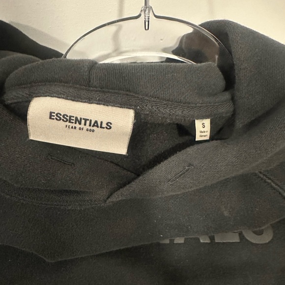 Essentials Hoodie Black - Picture 5 of 5